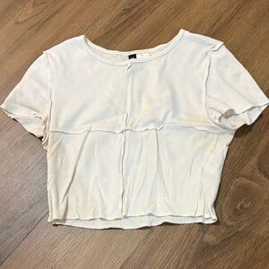H&M Cream Crop Top